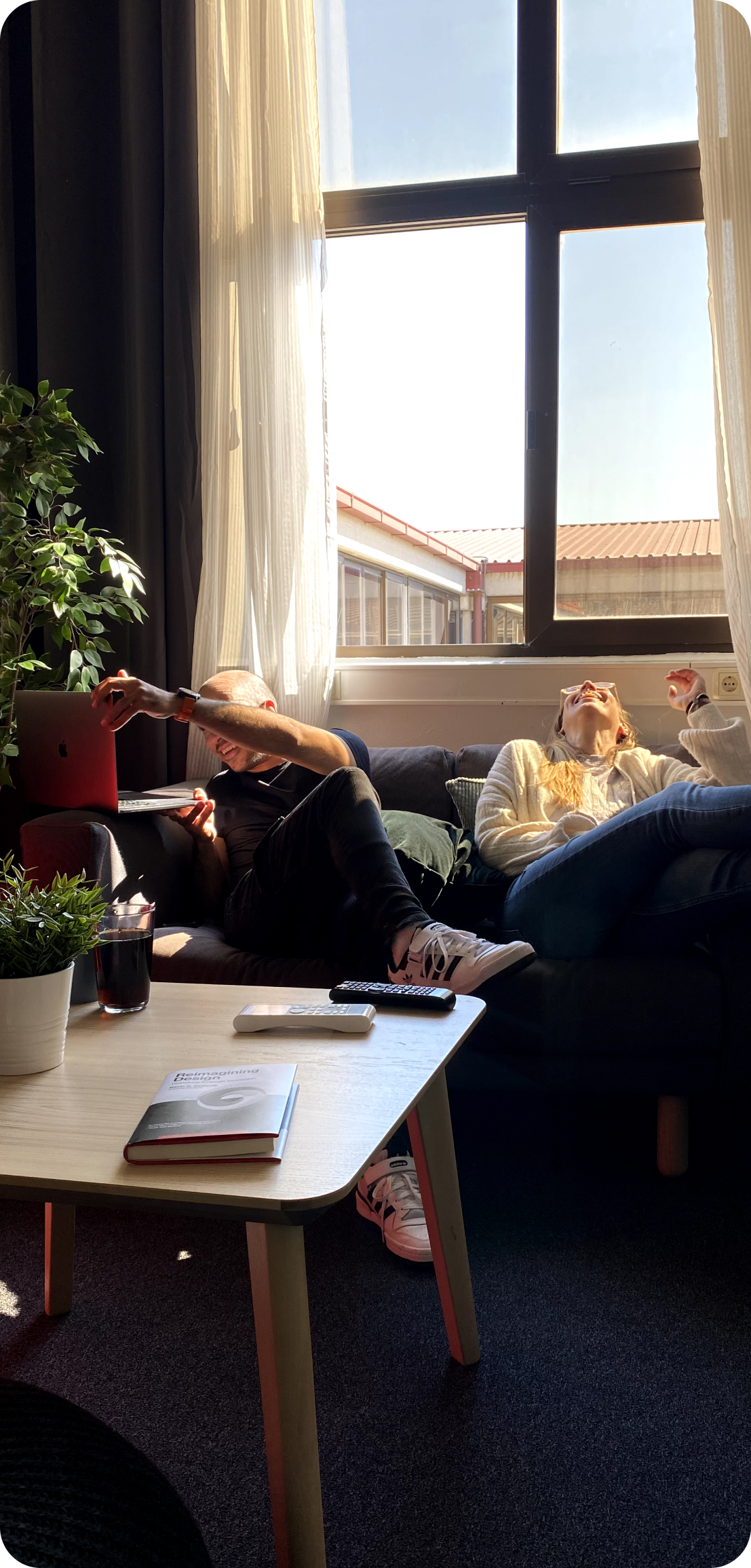 Combination of fun and work in our office.